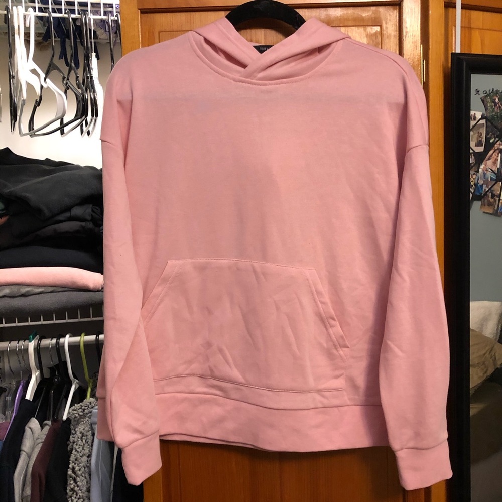 Pink hoodie